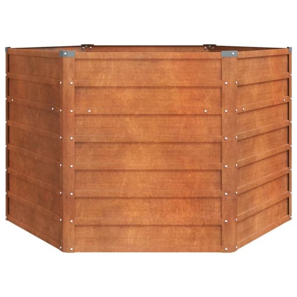 Plantekrukker - Living højbed 129x129x77 cm cortenstål rustfarvet