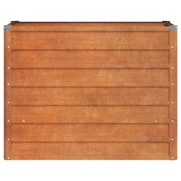 Kukkaruukut & istutuslaatikot - Living Korotettu kukkalaatikko ruoste 100x40x77 cm Corten teräs