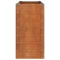 Pikkukuva 6 / 9: Kukkaruukut & istutuslaatikot - Living Korotettu kukkalaatikko ruoste 100x40x77 cm Corten teräs