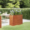 Pikkukuva 2 / 9: Kukkaruukut & istutuslaatikot - Living Korotettu kukkalaatikko ruoste 100x40x77 cm Corten teräs
