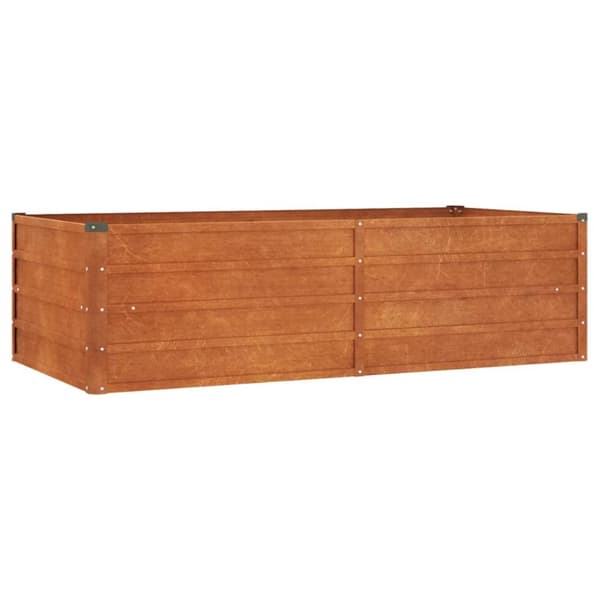 Krukor & odlingslådor - Living Odlingslåda rostig 160x80x45 cm rosttrögt stål