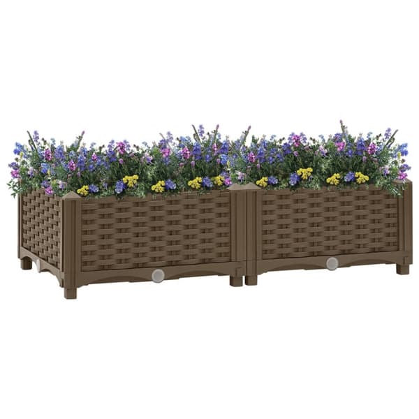 Plantekrukker - Living højbed 80x40x23 cm polypropylen