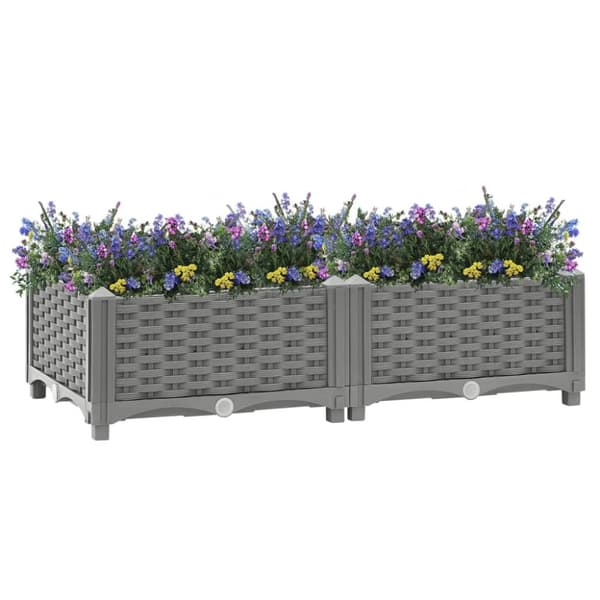 Plantekrukker - Living højbed 80x40x23 cm polypropylen