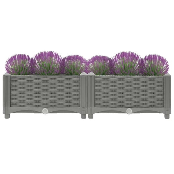 Plantekrukker - Living højbed 80x40x23 cm polypropylen
