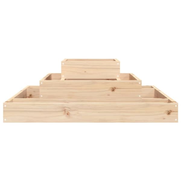 Krukor & odlingslådor - Living Odlingslåda 80x80x27 cm massiv furu