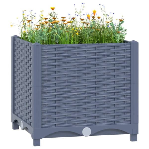 Plantekrukker - Living højbed 40x40x38 cm polypropylen