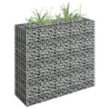 Miniatyrbillede 2 af 8: Plantekrukker - Living gabion-højbed 90x30x90 cm galvaniseret stål