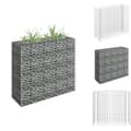 Miniatyrbillede 1 af 8: Plantekrukker - Living gabion-højbed 90x30x90 cm galvaniseret stål