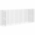 Miniatyrbillede 3 af 9: Plantekrukker - Living gabion-højbed 260x50x100 cm galvaniseret jern