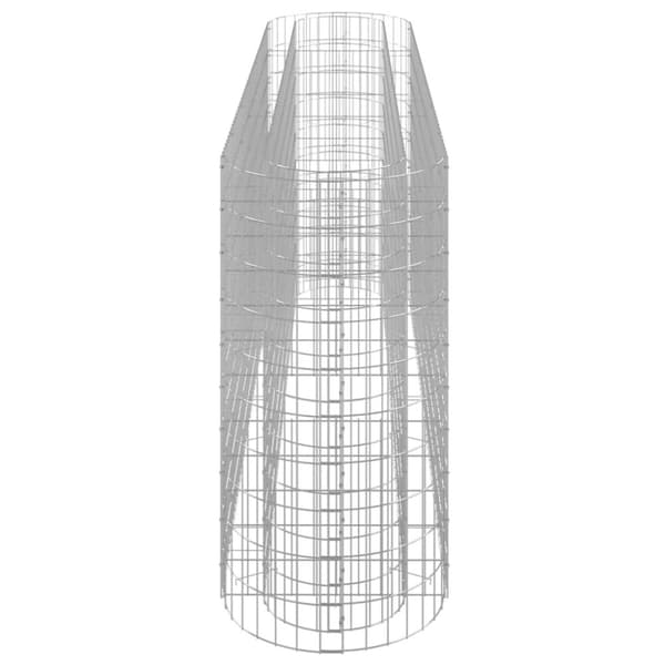 Plantekrukker - Living gabion-højbed 260x50x100 cm galvaniseret jern