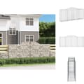 Miniatyrbillede 1 af 6: Plantekrukker - Living buet gabionkurv 300x50x120/140 cm galvaniseret jern