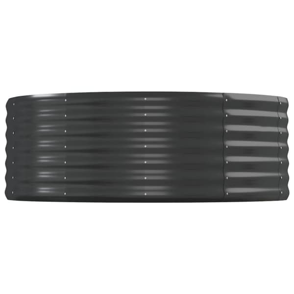 Krukor & odlingslådor - Living Odlingslåda pulverlackerat stål 544x100x36 cm antracit