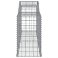 Miniatyrbillede 6 af 7: Plantekrukker - Living buede gabionkurve 3 stk. 300x50x80/100 cm galvaniseret jern