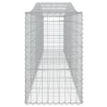 Miniatyrbillede 6 af 7: Plantekrukker - Living buede gabionkurve 7 stk. 400x50x80/100 cm galvaniseret jern