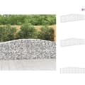 Miniatyrbillede 1 af 7: Plantekrukker - Living buede gabionkurve 7 stk. 400x50x80/100 cm galvaniseret jern