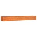 Pikkukuva 3 / 9: Kukkaruukut & istutuslaatikot - Living Korotettu kukkalaatikko ruoste 400x80x45 cm Corten teräs