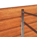 Pikkukuva 8 / 9: Kukkaruukut & istutuslaatikot - Living Korotettu kukkalaatikko ruoste 400x80x45 cm Corten teräs