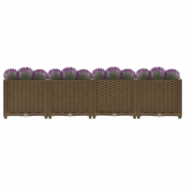 Plantekrukker - Living højbed 160x40x38 cm polypropylen