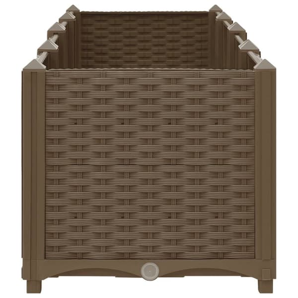 Plantekrukker - Living højbed 160x40x38 cm polypropylen
