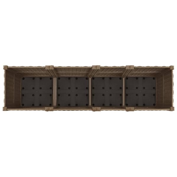Plantekrukker - Living højbed 160x40x38 cm polypropylen