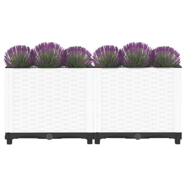 Plantekrukker - Living højbed 80x40x38 cm polypropylen