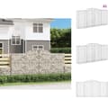 Miniatyrbillede 1 af 7: Plantekrukker - Living buede gabionkurve 2 stk. 300x50x140/160 cm galvaniseret jern