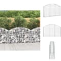 Miniatyrbillede 1 af 6: Plantekrukker - Living buet gabionkurv 150x30x80/100 cm galvaniseret jern