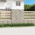 Miniatyrbillede 2 af 6: Plantekrukker - Living buet gabionkurv 150x50x180/200 cm galvaniseret jern