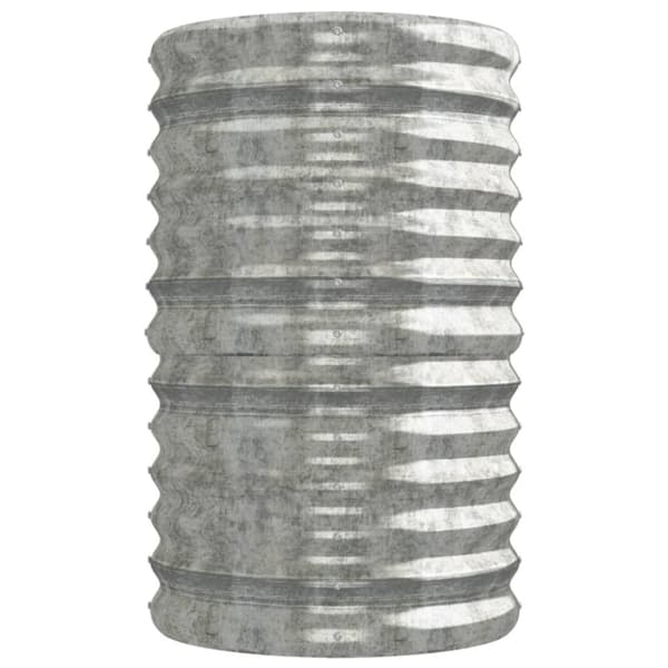 Krukor & odlingslådor - Living Odlingslåda pulverlackerat stål 224x40x68 cm silver