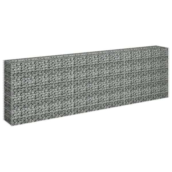 Plantekrukker - Living gabion-højbed 270x30x90 cm galvaniseret stål