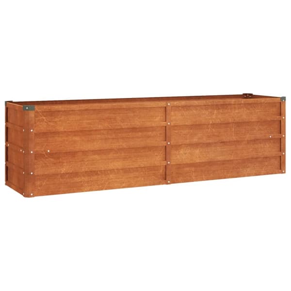 Plantekrukker - Living højbed 160x40x45 cm cortenstål rustfarvet