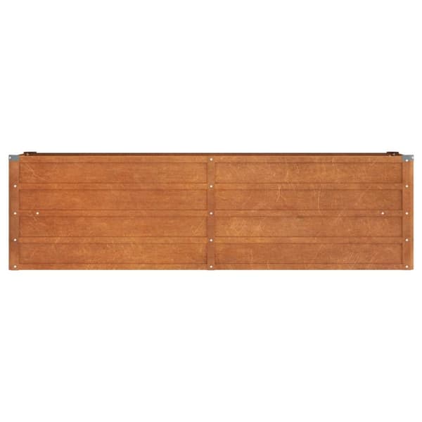 Plantekrukker - Living højbed 160x40x45 cm cortenstål rustfarvet