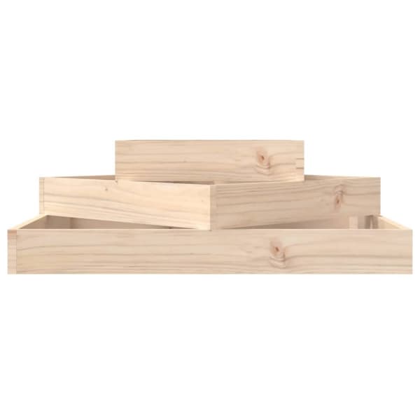 Krukor & odlingslådor - Living Odlingslåda 83x83x27 cm massiv furu