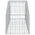 Miniatyrbillede 5 af 6: Plantekrukker - Living buet gabionkurv 150x50x40/60 cm galvaniseret jern