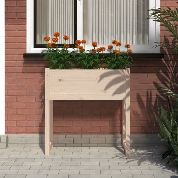 Plantekrukker - Living plantekasse 78x40x81 cm massivt fyrretræ