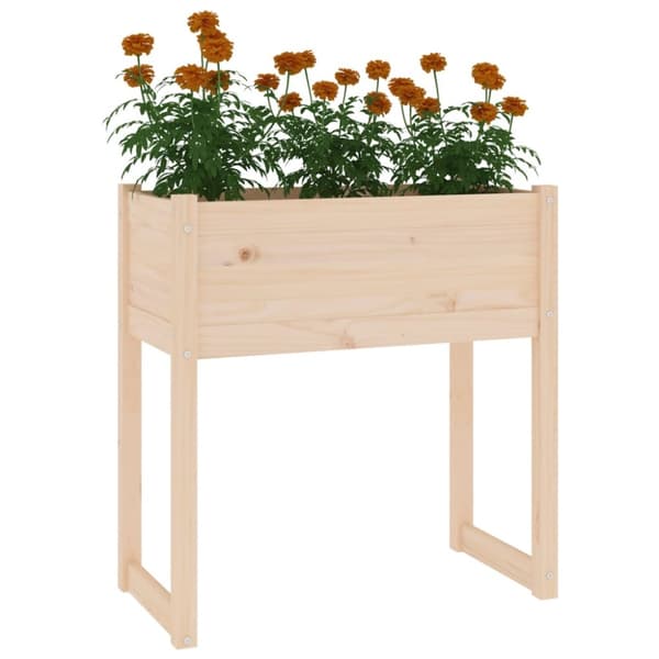 Plantekrukker - Living plantekasse 78x40x81 cm massivt fyrretræ