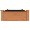 Miniatyrbillede 6 af 9: Plantekrukker - Living højbed med foring 120x60x25 cm massivt fyrretræ brun