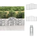 Miniatyrbillede 1 af 6: Plantekrukker - Living buet gabionkurv 200x30x80/100 cm galvaniseret jern