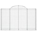 Miniatyrbillede 4 af 6: Plantekrukker - Living buet gabionkurv 200x30x120/140 cm galvaniseret jern
