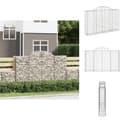 Miniatyrbillede 1 af 6: Plantekrukker - Living buet gabionkurv 200x30x120/140 cm galvaniseret jern