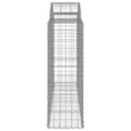 Miniatyrbillede 6 af 7: Plantekrukker - Living buede gabionkurve 3 stk. 200x50x120/140 cm galvaniseret jern