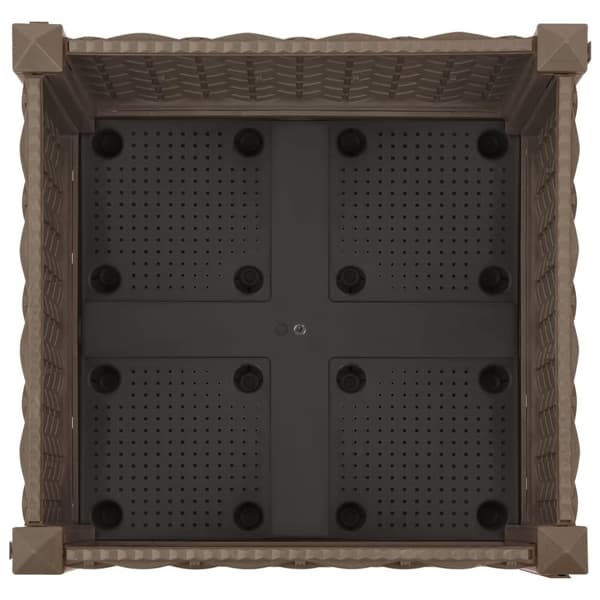 Plantekrukker - Living højbed 40x40x23 cm polypropylen