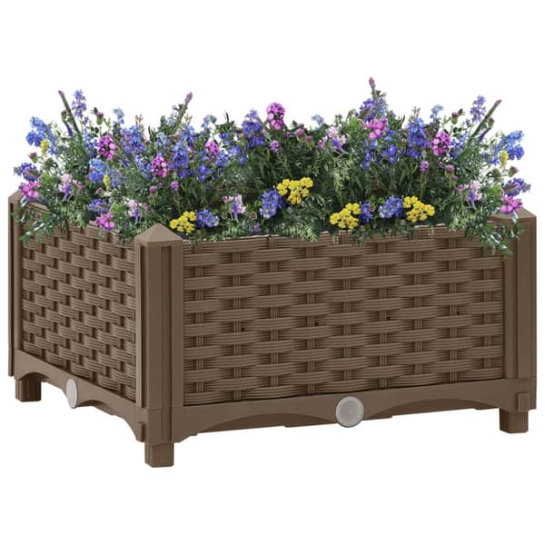 Plantekrukker - Living højbed 40x40x23 cm polypropylen