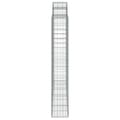 Miniatyrbillede 5 af 6: Plantekrukker - Living buet gabionkurv 200x50x180/200 cm galvaniseret jern