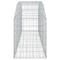 Miniatyrbillede 5 af 6: Plantekrukker - Living buet gabionkurv 200x50x60/80 cm galvaniseret jern