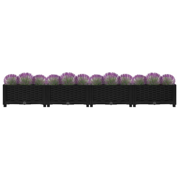 Plantekrukker - Living højbed 160x40x23 cm polypropylen