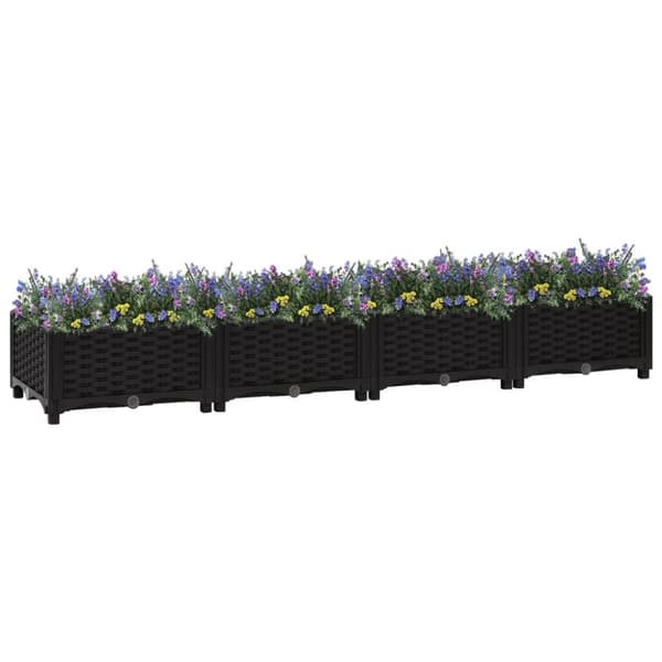 Plantekrukker - Living højbed 160x40x23 cm polypropylen