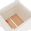 Pikkukuva 8 / 10: Kukkaruukut & istutuslaatikot - Living Puutarhan kukkalaatikot 2 kpl valkoinen 31x31x31 cm täysi mänty