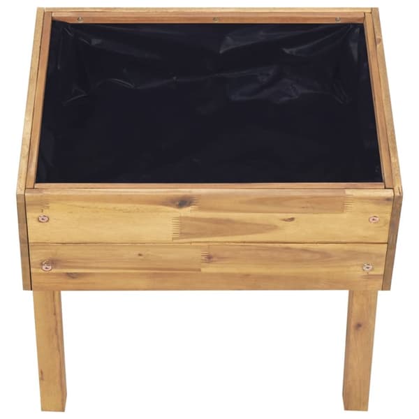 Plantekrukker - Living forhøjet plantekasse 50 x 40 x 45 cm massivt akacietræ