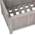 Miniatyrbild 7 av 8: Krukor & odlingslådor - Living Odlingslåda med spaljé grå 70x30x135 cm massivt granträ